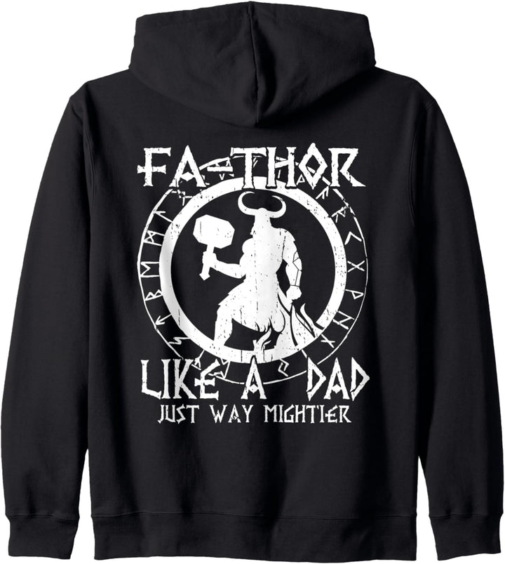 Norse Mythology Fa-Thor Wikinger Vatertag Kapuzenjacke