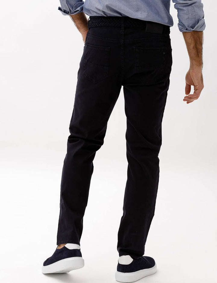 BRAX Straight Fit Hose Cadiz Cotton Satin Stretch Nachtblau 30W / 30L Perma Blue, 30W / 30L Perma Bl