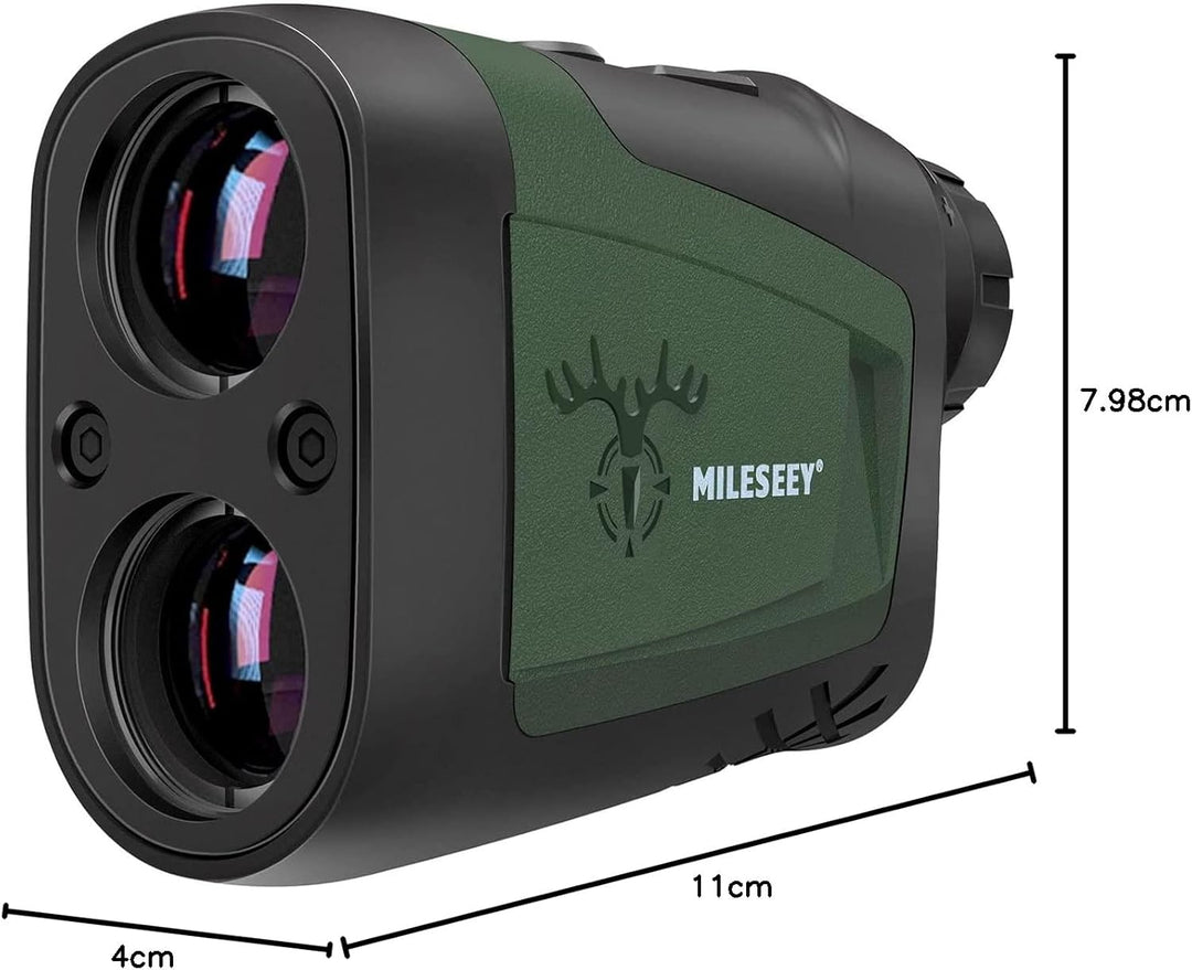MiLESEEY Laser EntfernungsmesserJagd 800M, Winkelkompensation und Horizontale Distanz, Scan, Geschwi