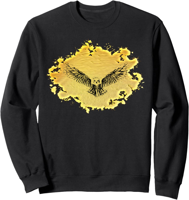 Eule Motiv Raubvogel Vögel Tiere Krallen Schnabel Eulen Sweatshirt