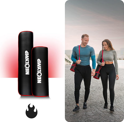 NEOLYMP Fitnessmatte Schwarz – Extra Dicke Fitnessmatte für einen multifunktionalen Einsatz egal Ind