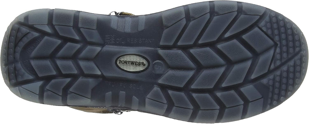 Portwest Steelite All-Wetter Stiefel S3 WR, Grösse: 38, Farbe: Braun, FW57BRR38