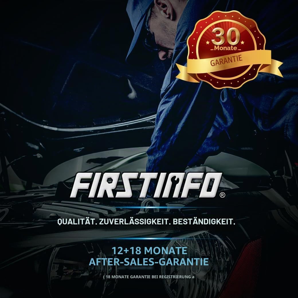 FIRSTINFO F32433C Ratsche 3/8″(9.5 mm) – versiegelter Kopf mit 120 Zähnen | kompakter umkehrbarer Kn
