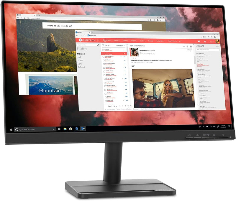 Lenovo L22e-30 | 21,5" Full HD Monitor | 1920x1080 | 75Hz | 250 nits | 4ms Reaktionszeit | HDMI | VG