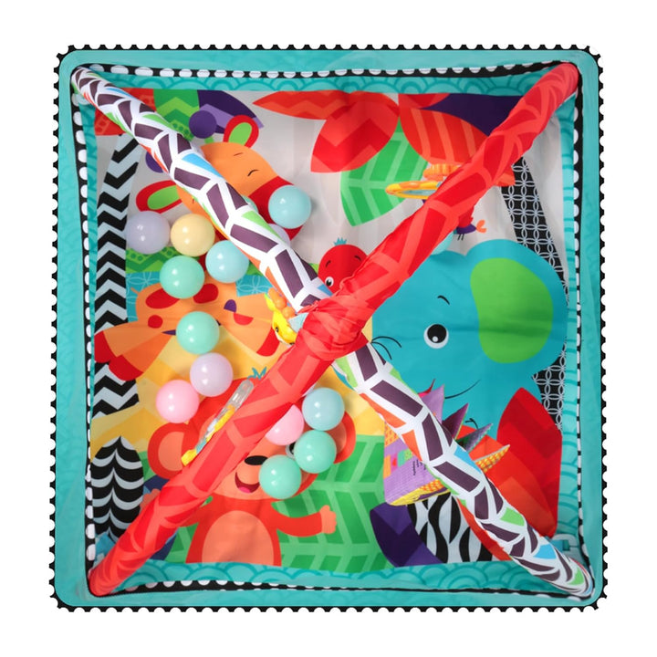 Homewell Babyspielmatte Mit 18 Ozeanbällen, Baby Play Mat Mit Abnehmbaren Spielzeugen, Spielebogen B