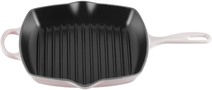 LE CREUSET Signature Gusseisen-Grillpfanne, Quadratisch, 26 cm, Für alle Herdarten inkl. Induktion g