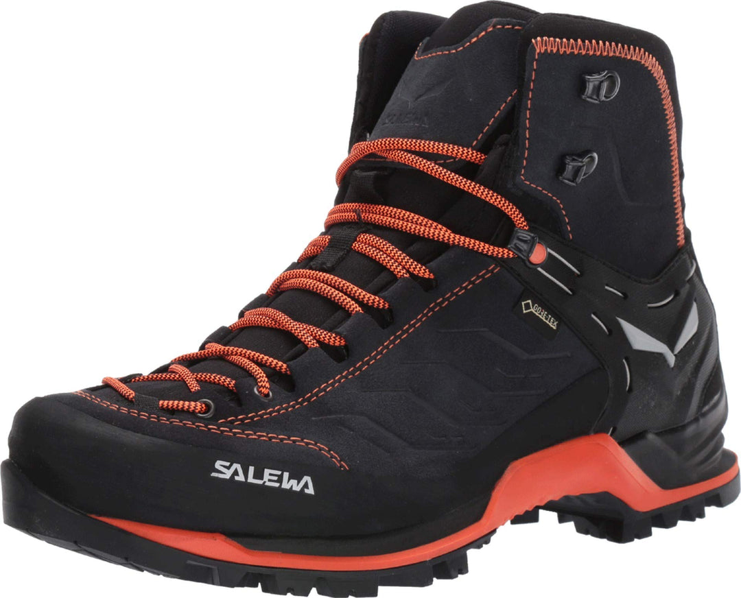 Salewa Mountain Trainer Mid Gore-Tex Herrenwanderstiefel, Asphalt Fluo Orange