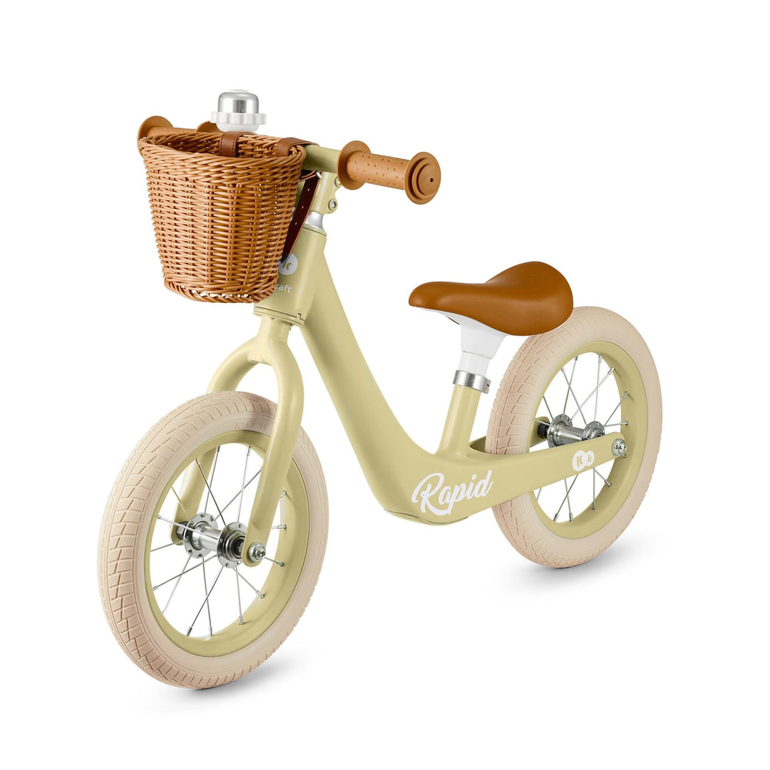 Kinderkraft RAPID2 Laufrad aus Metall, Fahrrad ohne Pedal, Fahrrad, Verstellbarer Sitz, Retro-Stil,