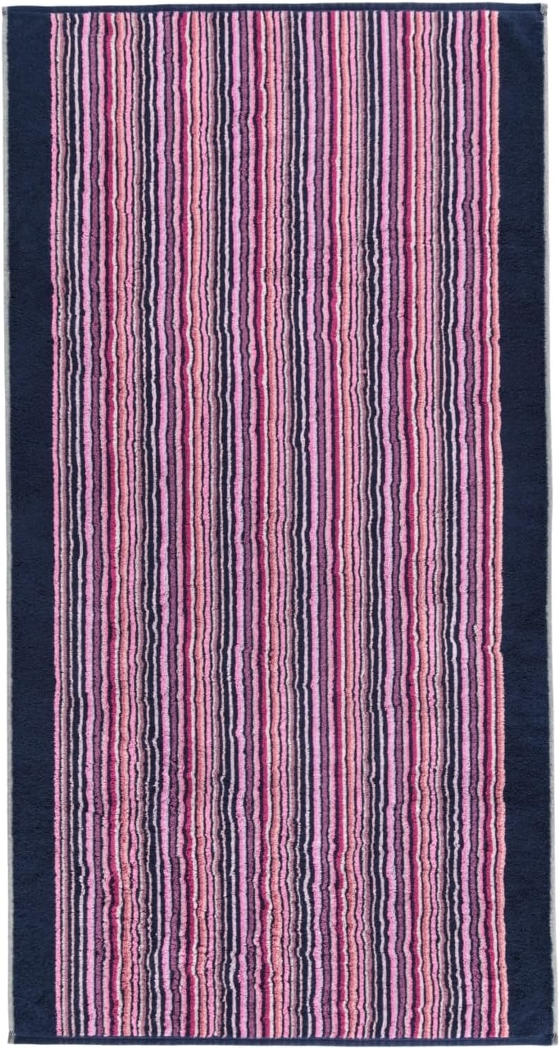CAWÖ Home Handtücher Remake Streifen 2020 Beere-Multicolor - 13 Duschtuch 70x140 cm, Duschtuch 70x14