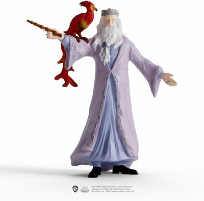 schleich 42637 Dumbledore & Fawkes, ab 6 Jahren, HARRY POTTER - Spielfigur, 11 x 4 x 12 cm