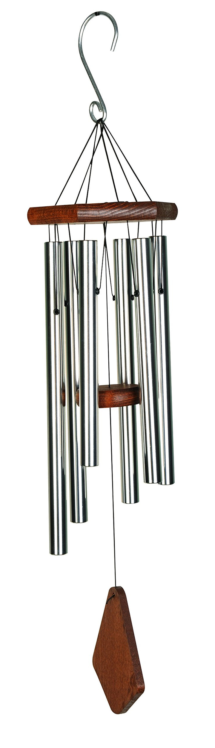 NATURE´S MELODY- Premium Klangspiel, ca. 28 Zoll / ca. 71 cm, silberfarben, 4041678005832 28 Zoll/ca