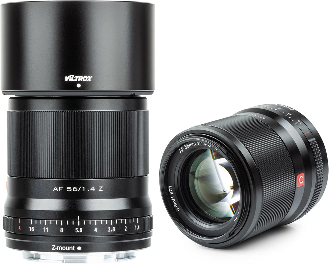 VILTROX 56mm F1.4 Z-Mount Prime Objektiv für Nikon Z fc Z7 II Z6 II Z5 Z6 Z7 Z50 (Festbrennweite, ST