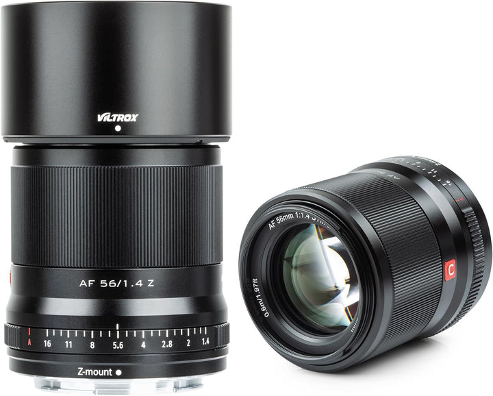 VILTROX 56mm F1.4 Z-Mount Prime Objektiv für Nikon Z fc Z7 II Z6 II Z5 Z6 Z7 Z50 (Festbrennweite, ST