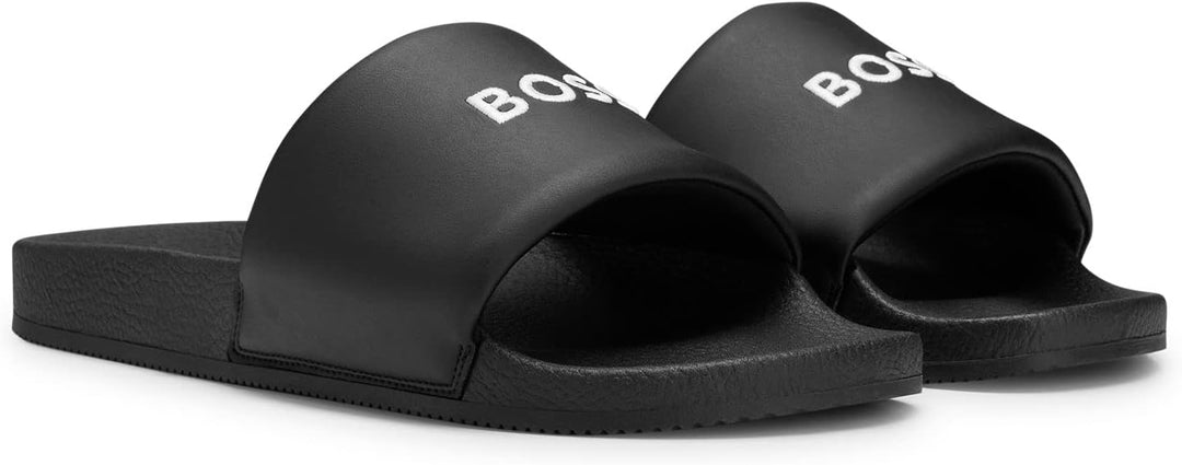 BOSS Herren Reese Napu Slide 41 EU Black1, 41 EU Black1