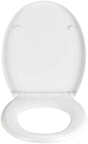 WENKO WC-Sitz Birori, Toilettensitz mit Absenkautomatik, WC-Deckel mit Fix-Clip Hygiene-Befestigung,