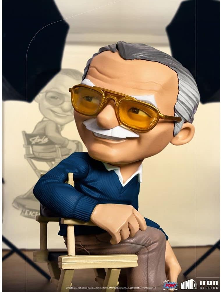 Iron Studios - Minico Figurines: Stan Lee (Stan Lee POW! Blue) Figure