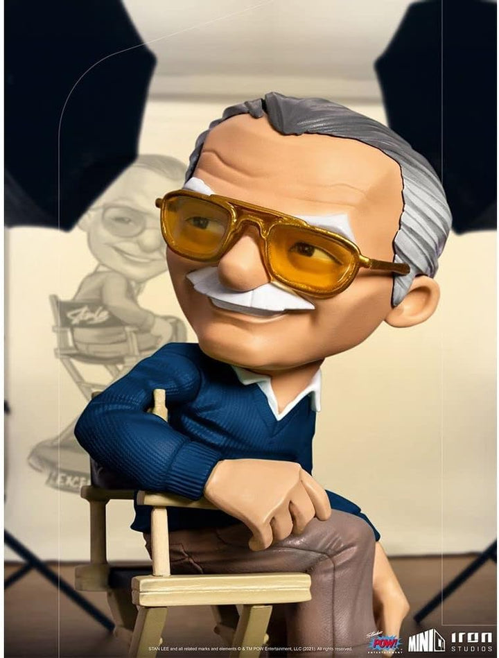 Iron Studios - Minico Figurines: Stan Lee (Stan Lee POW! Blue) Figure