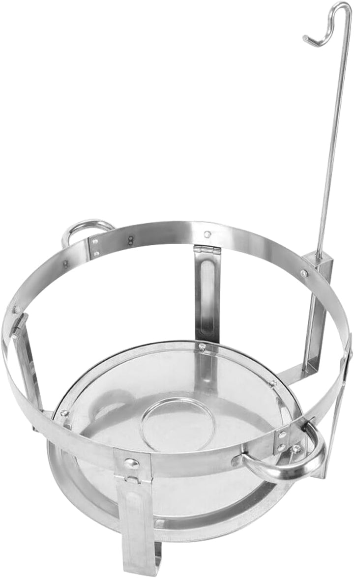 4L Rundes Chafing Dish Warmhaltebehälter, Edelstahl Chafing Dish Meal Stove Stand Top, Chafing Dish