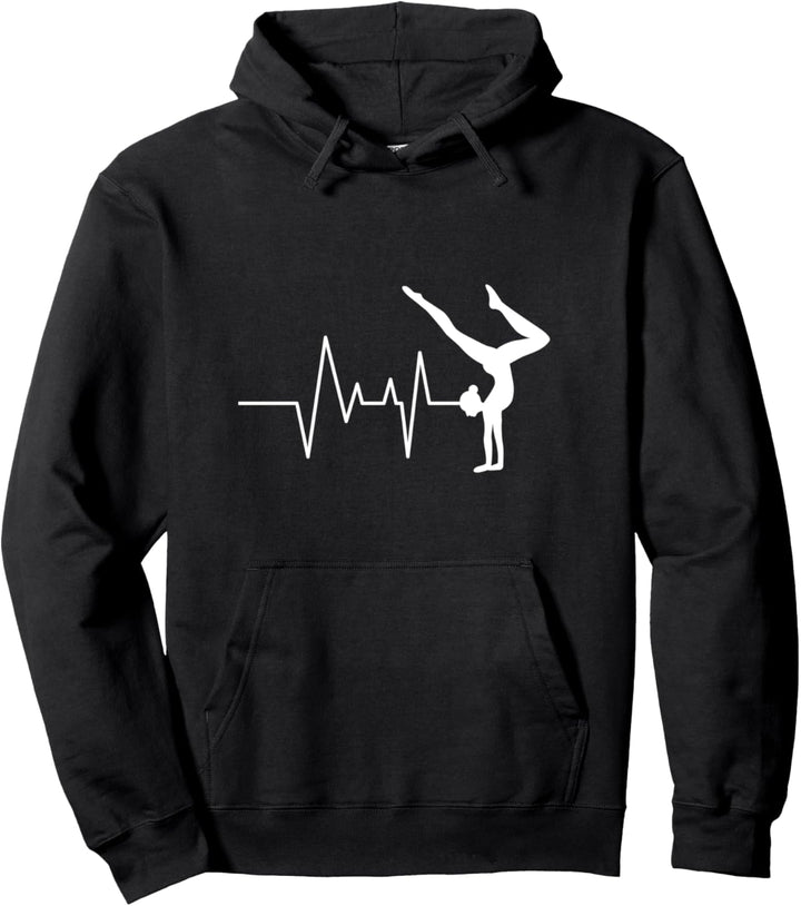 Love Gymnastics Gift Ideas Gymnast Gifts For Girls Pullover Hoodie