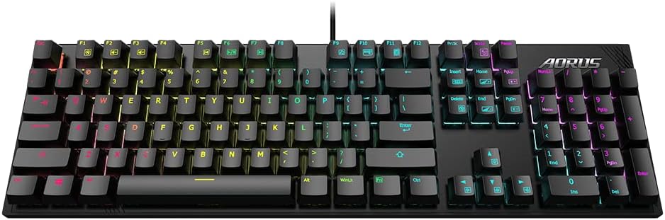 Aorus GK-AORUS K1 Gaming Keyboard, Black (AZERTY Layout)