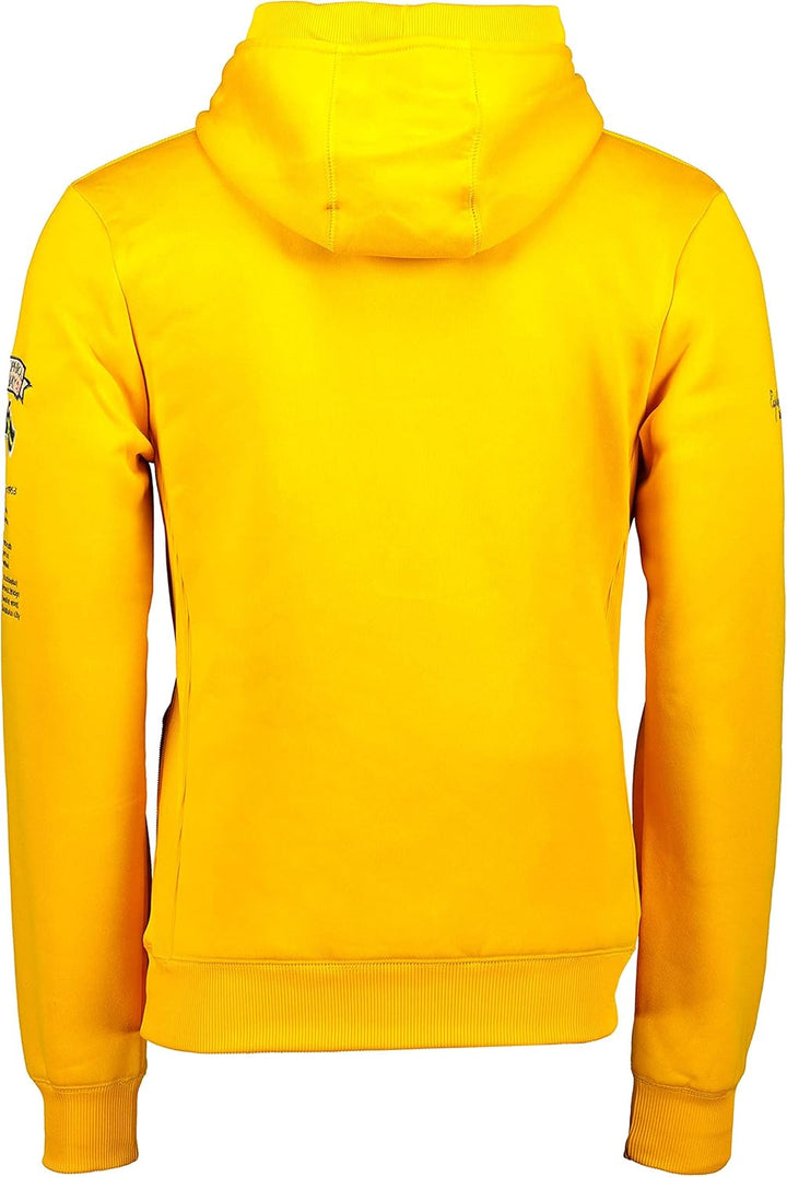 Geographical Norway GYMCLASS Men - Herren Kängurutasche Hoodie Sweatshirt mit Markenlogo und Langarm