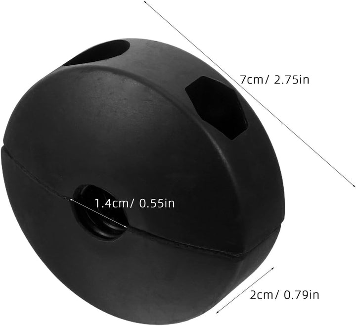 Sewroro Gummi Kugelstopper 14mm Innendurchmesser für Automatische Schlauchaufroller Verschraubbarer