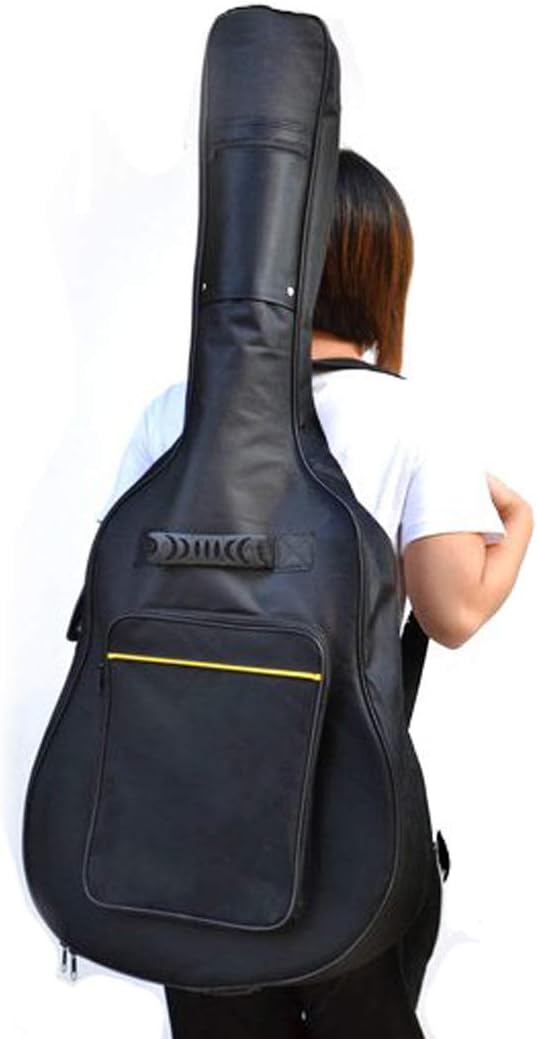 TRIXES Gitarrentasche in Originalgrösse mit Schultergurten – wasserdichte, gepolsterte Tasche – Gigb