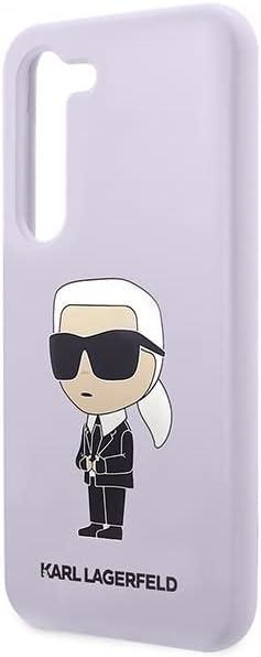 KARL LAGERFELD Hülle KLHCS23MSNIKBCU Samsung S23+ S916 violett silikon Ikonik