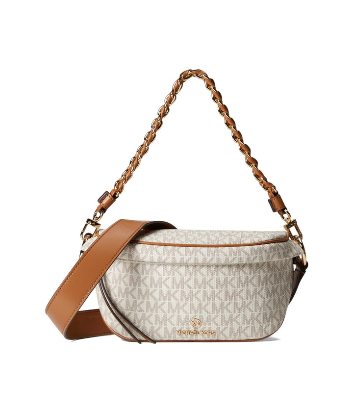 Michael Kors Damen XS Sling Pack Tasche Vanille/Acrn, Vanille/Acrn