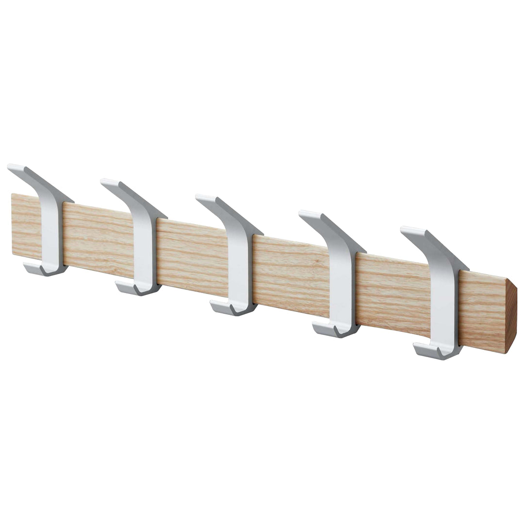 Wall coat rack - Rin - beige Silber, Silber