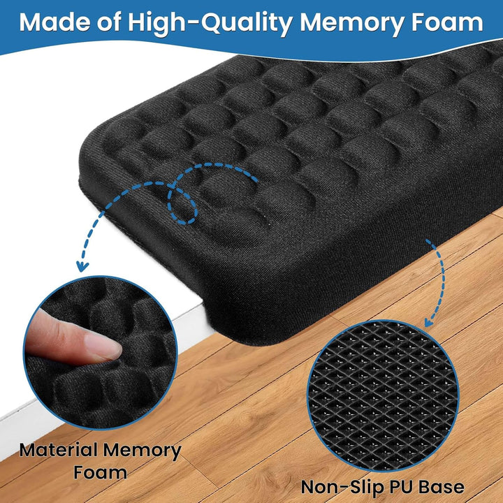 L-förmige Schreibtisch-Armauflage, 2erSet mit Memory-Schaum-Handgelenk-und Ellbogenauflage, ergonomi