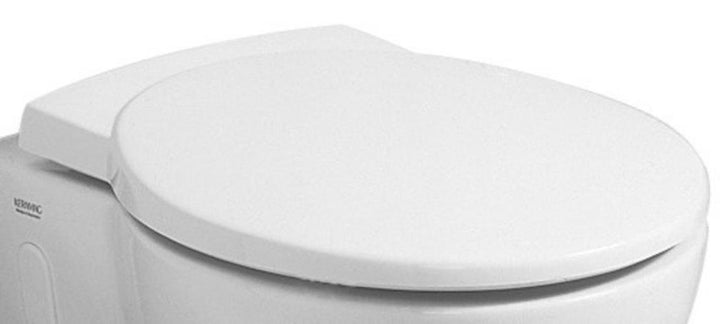 Geberit WC-Sitz Joly (Farbe weiss, mit Deckel und Befestigung von oben aus Metall)