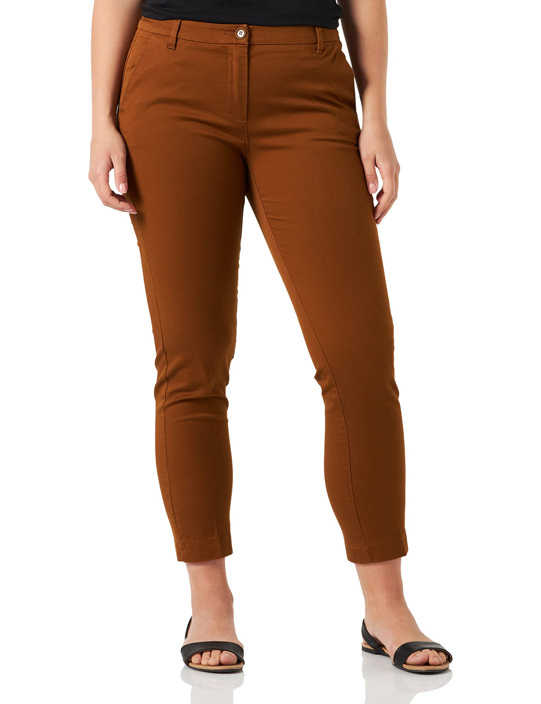 SISLEY Damen Pants 40 Brown 30d, 40 Brown 30d