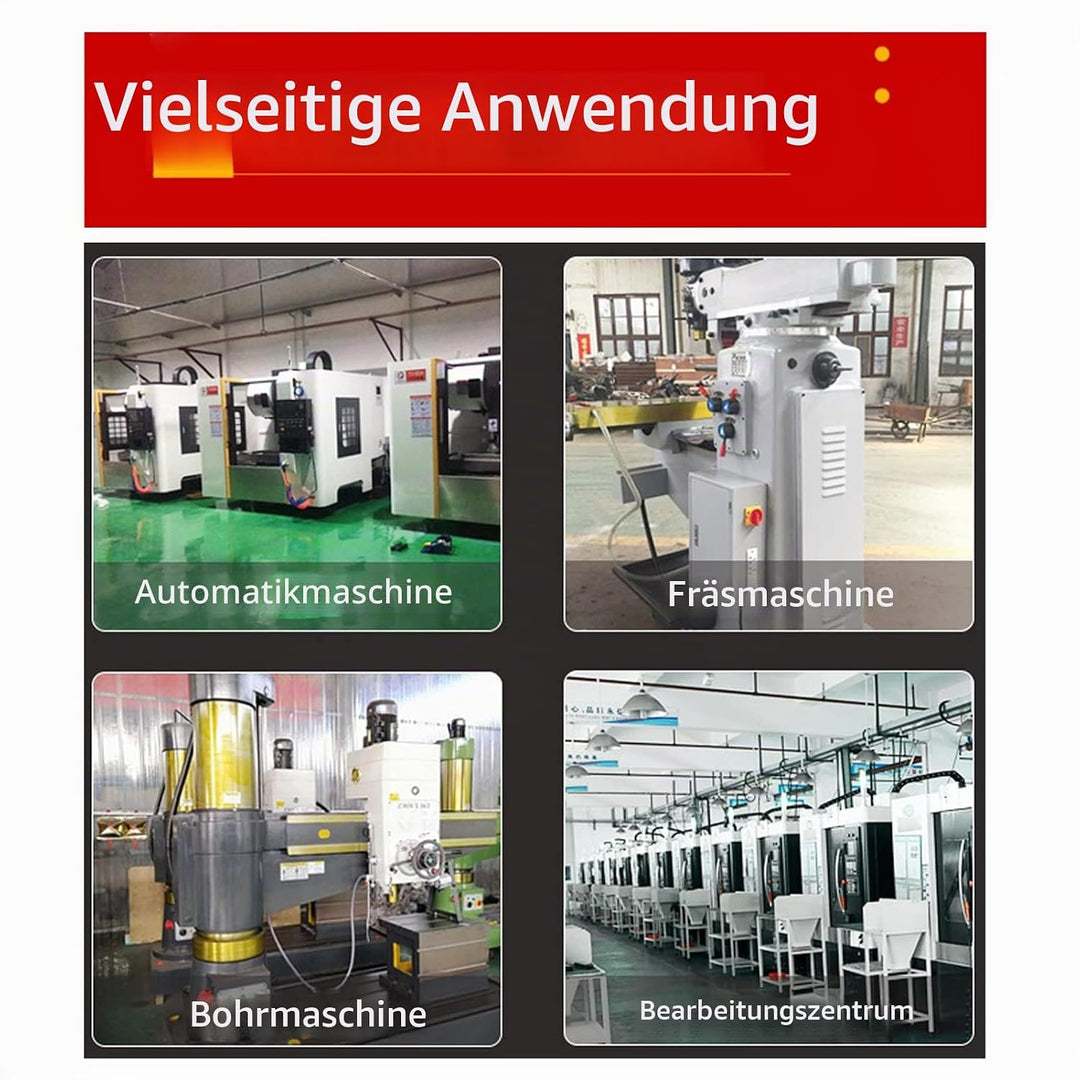 10St. Maschinengewindebohrer, M2 Schnellstahl Gewindebohrer, Metrischer Gewindebohrer mit Aufbewahru