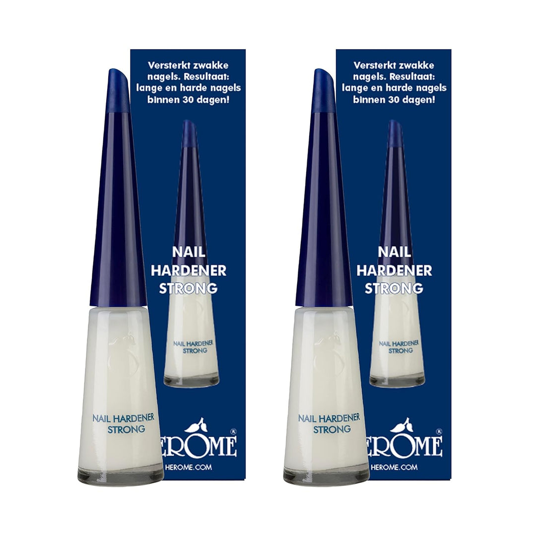 Herome 2-Pack Nagelhärter - Nagelverstärker Garantiert Feste Nägel Innerhalb von 30 Tagen. (Strong)
