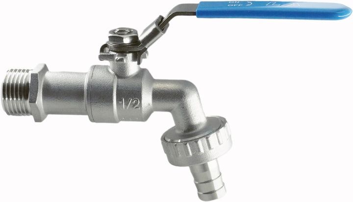 Kugelauslaufhahn Edelstahl V4A - PN 16 - Kugelhahn Wasserhahn, Druckluft - G 1/2" - G 3/4" - G 1" -