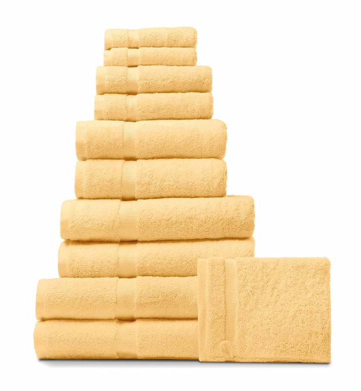 Rhomtuft Handtücher Princess mais - 390 Handtuch 55x100 cm, Handtuch 55x100 cm