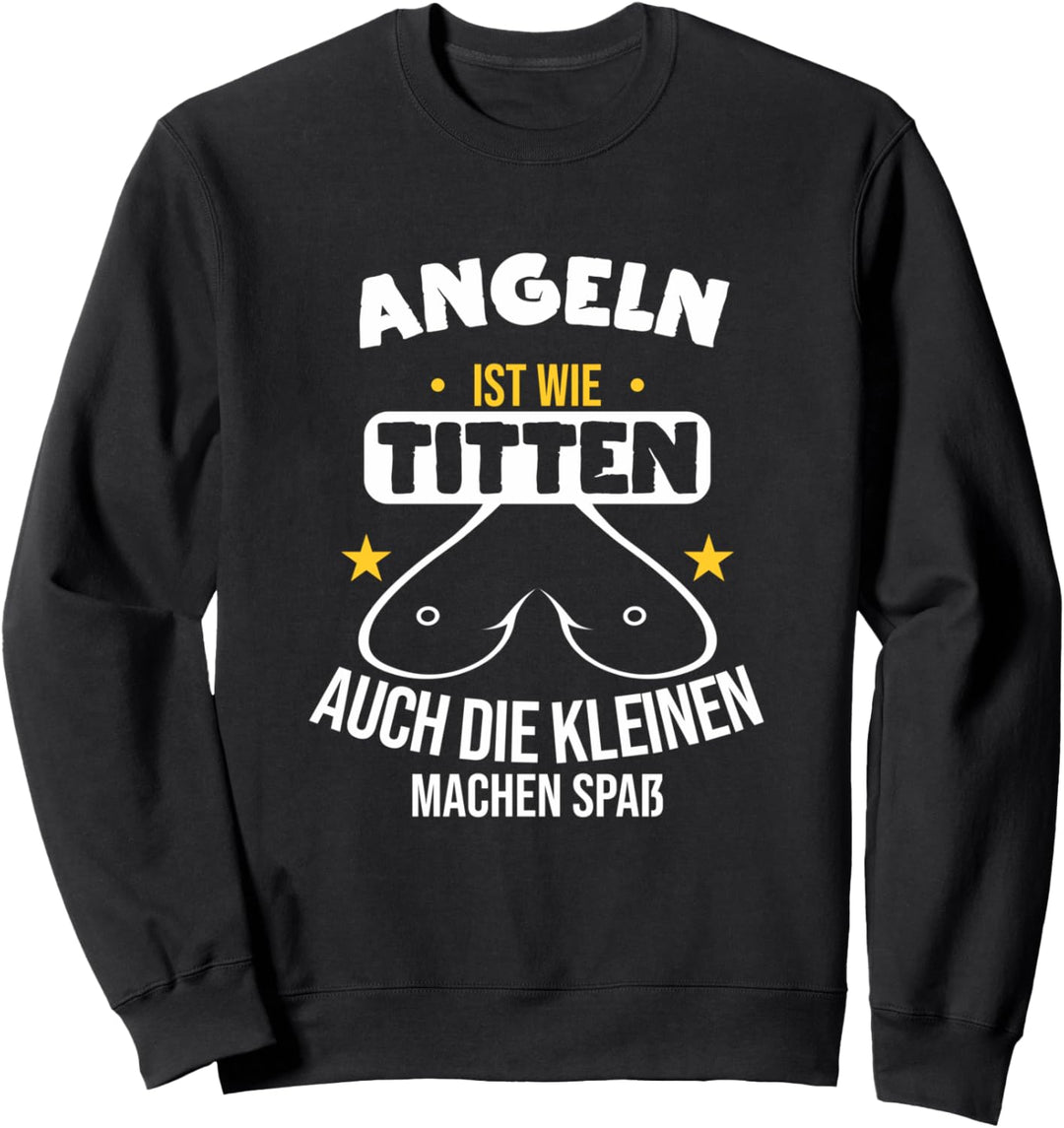 Geschenke für Angler Lustig Angelfreunde Fischer Sweatshirt