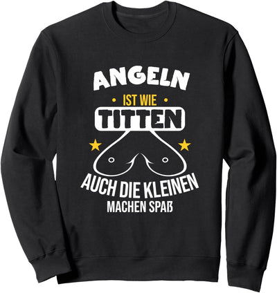 Geschenke für Angler Lustig Angelfreunde Fischer Sweatshirt