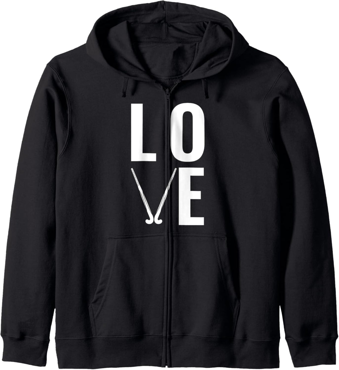 Field Hockey Funny Slogan Pun Gift - Love Hockey Kapuzenjacke