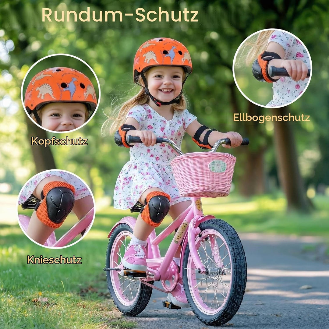 Kinderhelm 2 3 4 5 Jahr Jungen Mädchen | Kinder Fahrradhelm Skateboard Klettern Scooter Laufrad | Gr