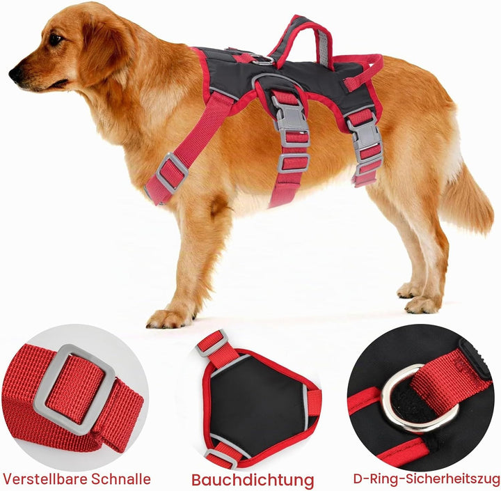 Mehrzweck-hundegeschirr, Ausbruchsicheres Anti Zug Hundegeschirr, Anti Zug Geschirr Hund Sicherheits