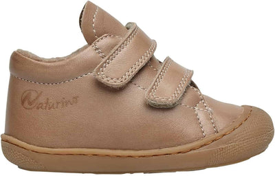Naturino Cocoon VL-Lauflernschuh aus Nappleder mit Wollfutter-Altrosa 17 EU Taubengrau, 17 EU Tauben