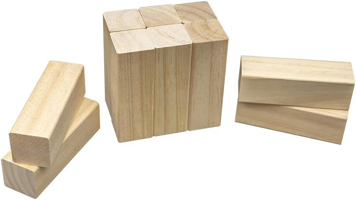 Carromco Kubb Wikingerschach Odin-M, aus Kiefernholz mit rotem König, wetterfester Tasche, Outdoor S