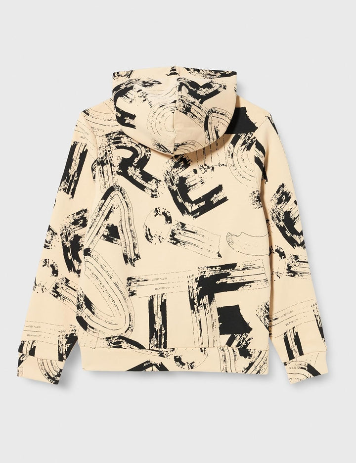 s.Oliver Jungen Sweatshirt mit Kapuze und Allover Print, L