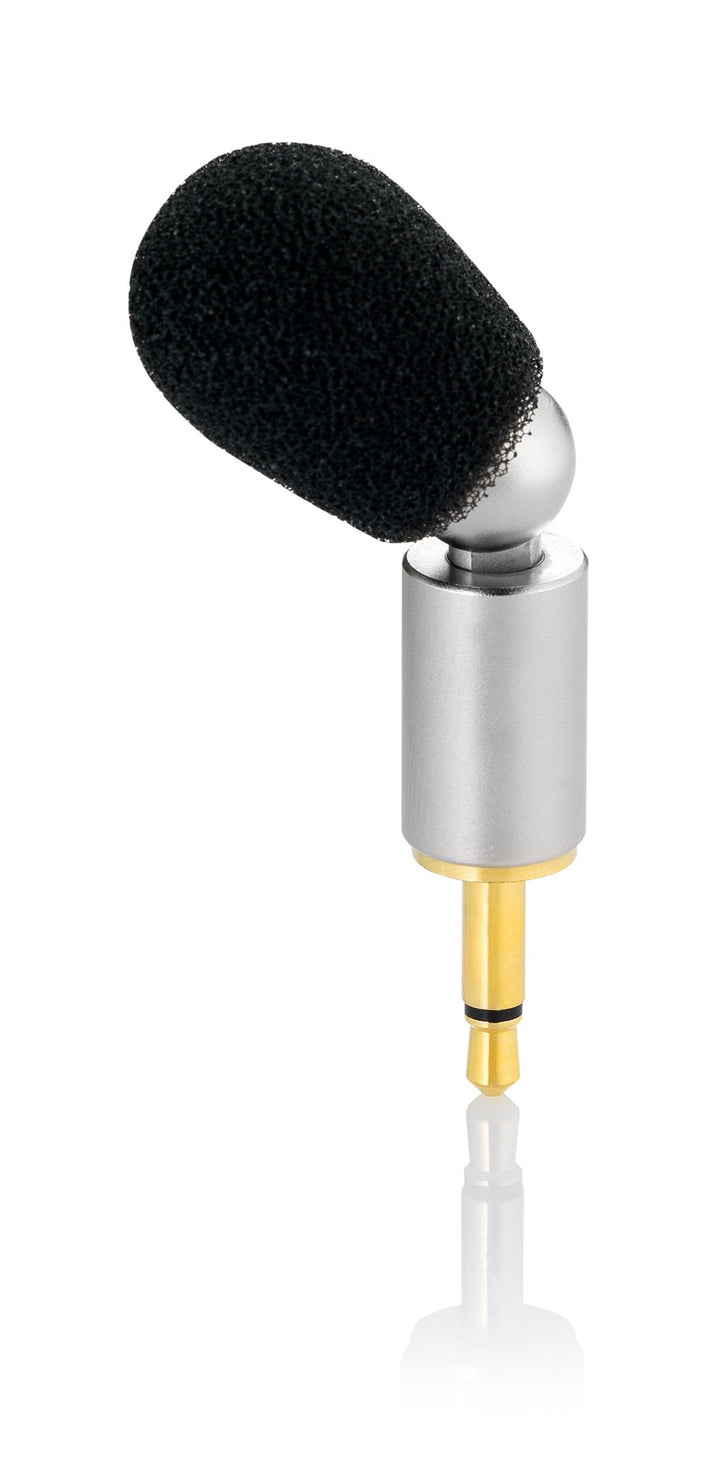 Philips LFH9171 Aufsteckmikrofon, Mono, 3.5 mm, Klinkenstecker, 2 x Windabschirmung, silber