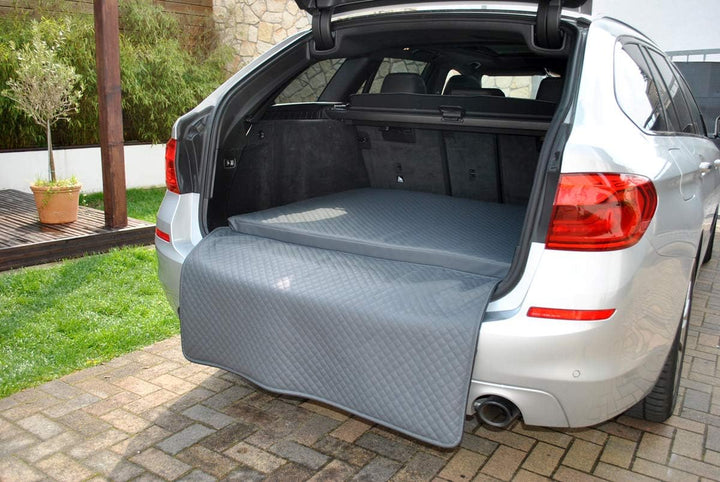 Mayaadi Home Hundebett Kofferraum Matte Luca Autoschondecke Kunst Leder Autositz Schutzdecke Grau L