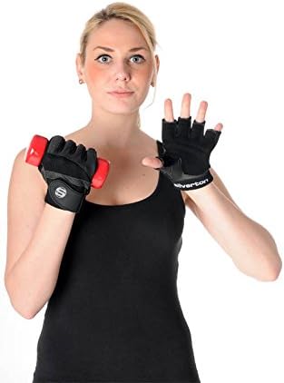 Silverton PRO Plus Fitness Handschuhe Herren & Damen, Verstellbarer Handgelenkverschluss, Hochwertig