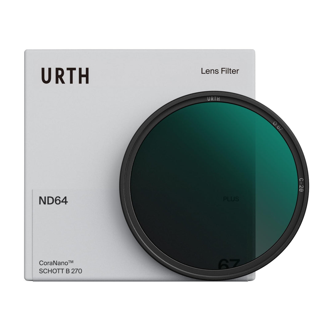 Urth 77 mm Graufilter ND64 (6 Stop) ND Filter (Plus+) 77mm, 77mm