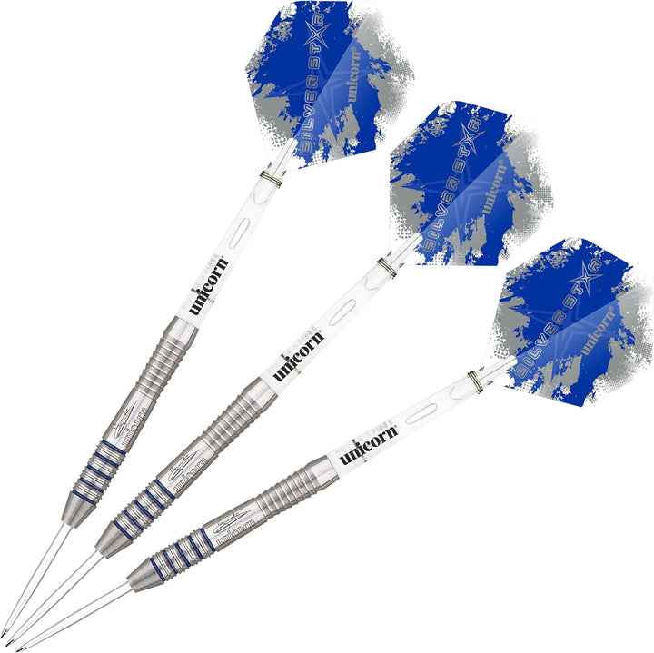 Unicorn Einhorn Herren Silber Star Gary Anderson 27 g Silber, 27 g Silber